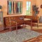 Baxton Studio Arvid Mid-Century Modern Tan Faux Leather and Walnut Brown Finished Wood 3-Piece Dining Nook Set 175-10837-9305-Zoro - alternate 9
